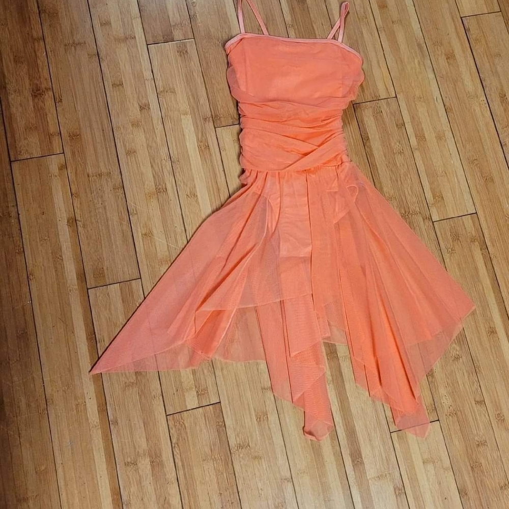 Elegant Orange Dress